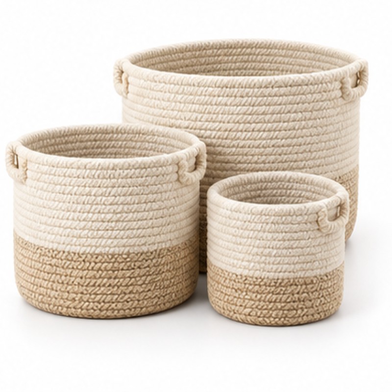Shelf-ready Basket Collection on a light studio background