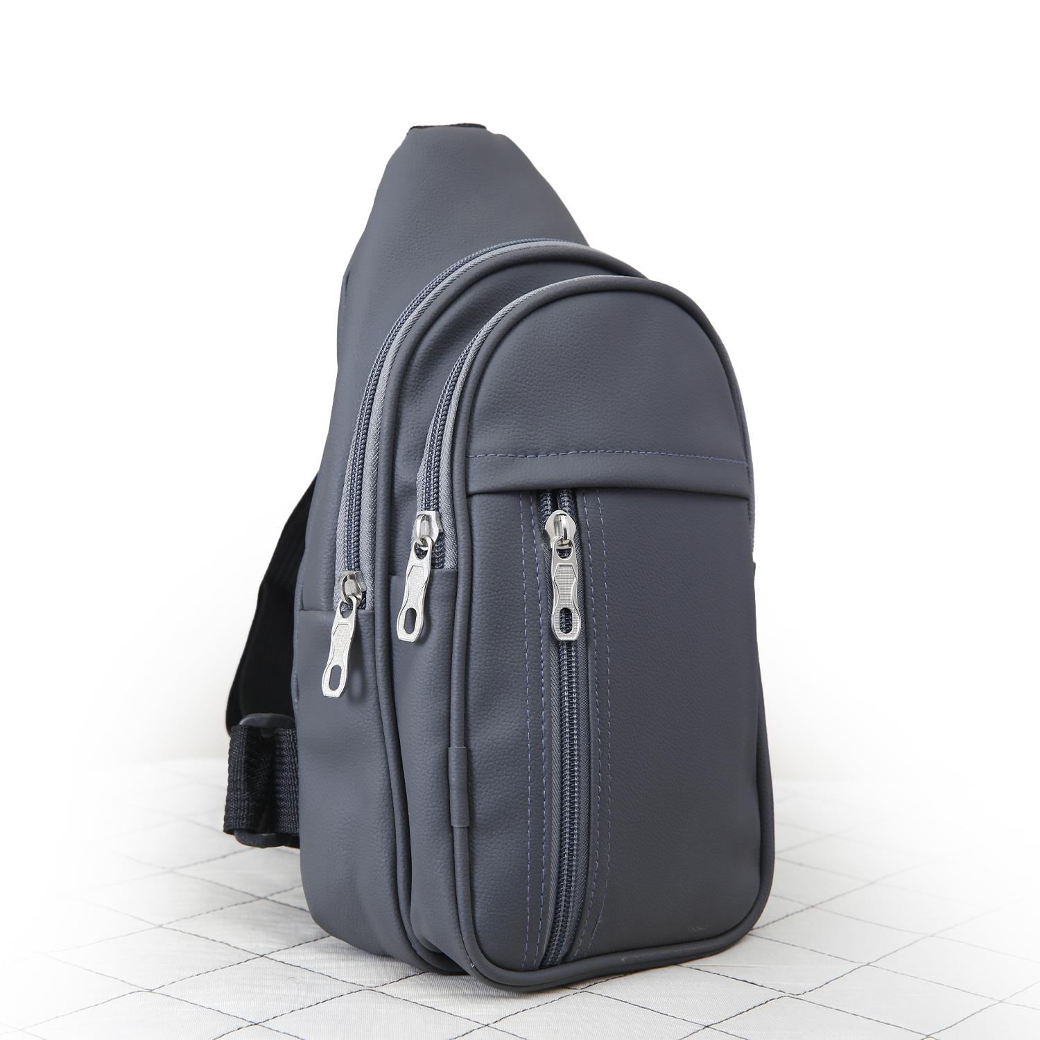 Unisex Crossbody / Chest Sling Bag (Backpack style) Grey