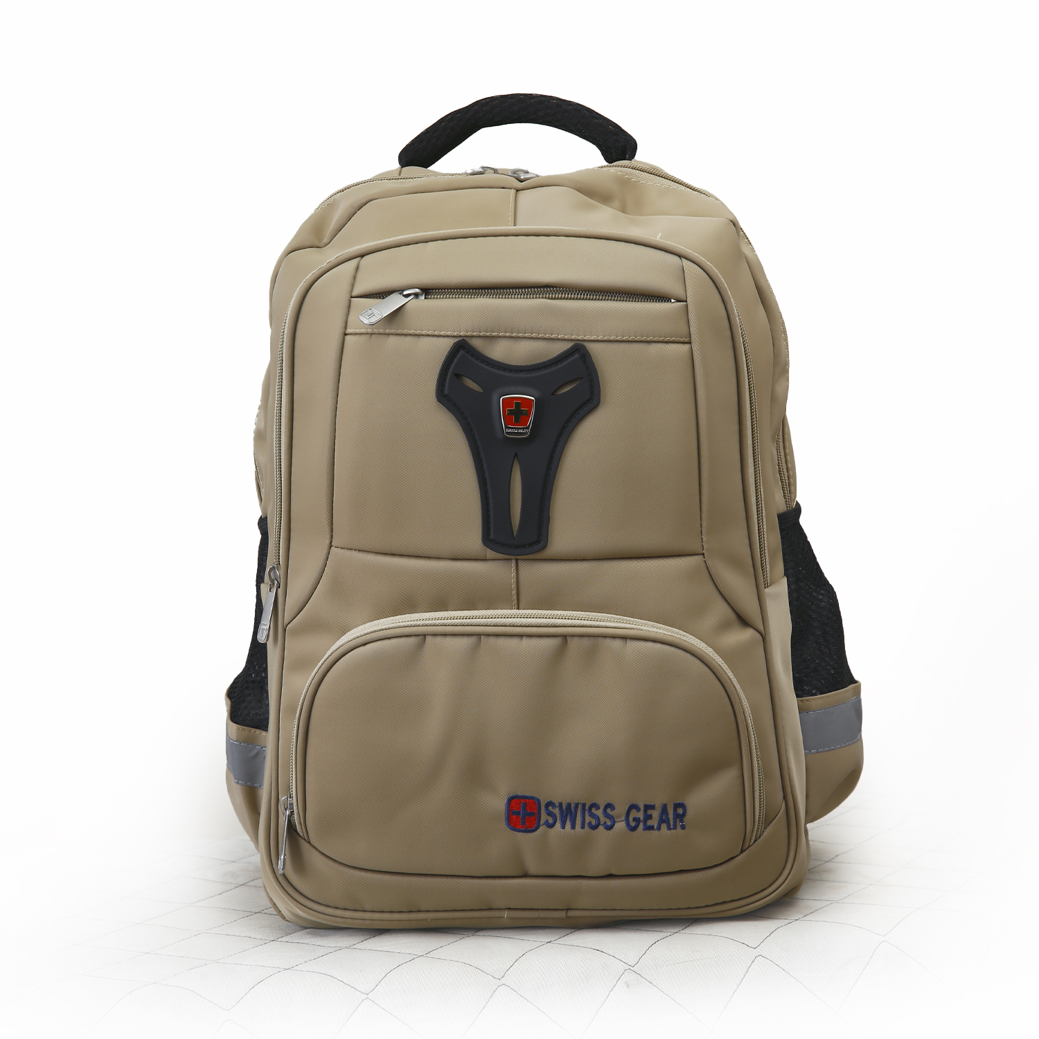 SWISSGEAR Laptop Backpack Beige Color, Dual zipper closure, Water-resistant