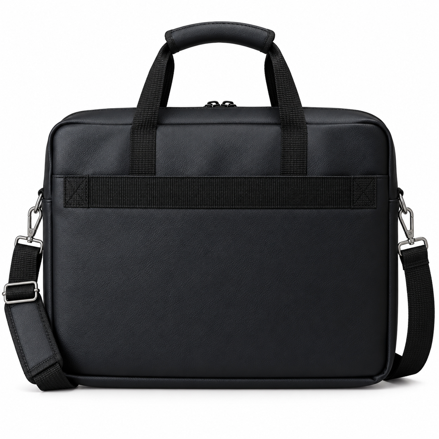 Dell Office File Briefcase Leather Laptop Bag -with Removable Shoulder Strap