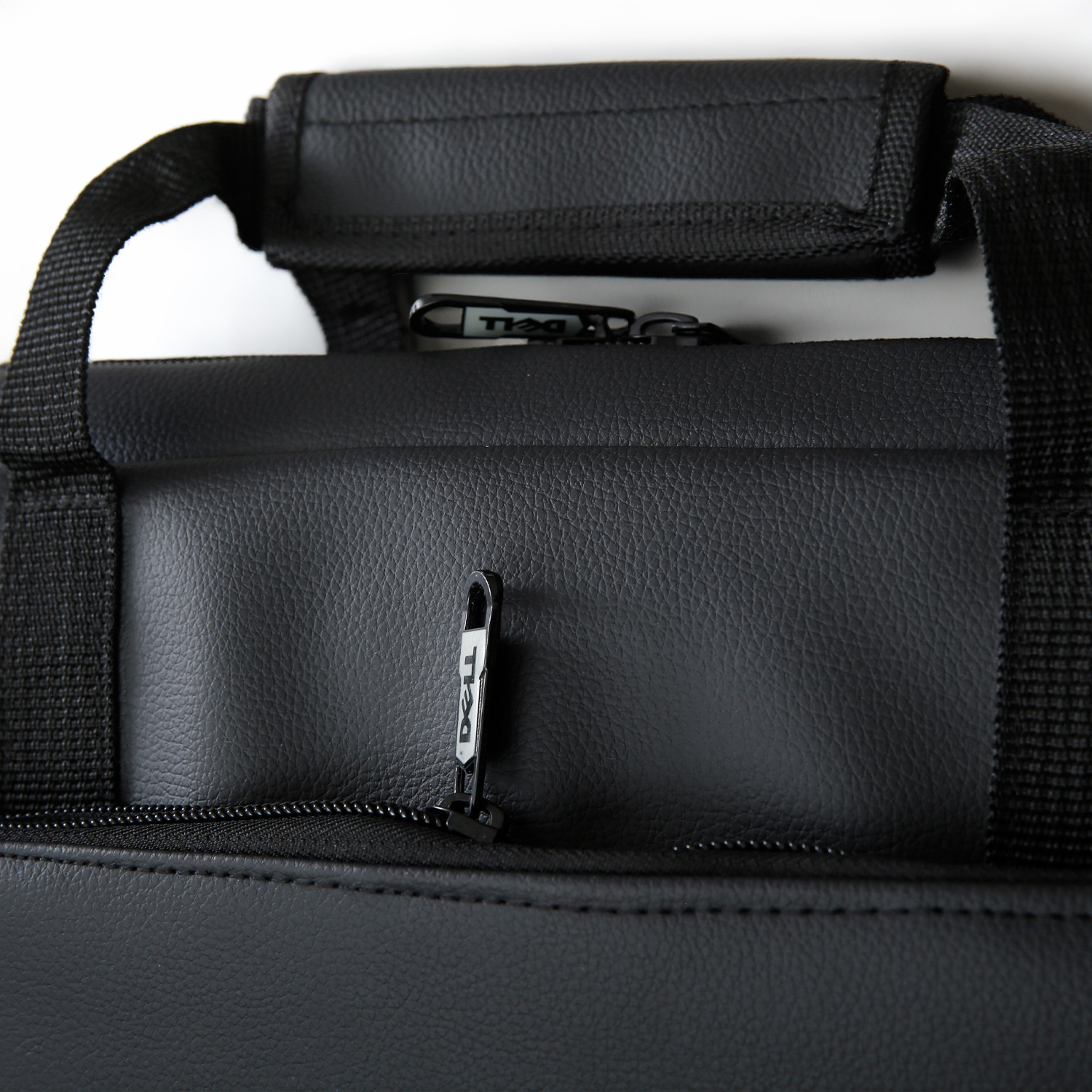 Dell Office File Briefcase Leather Laptop Bag -with Removable Shoulder Strap