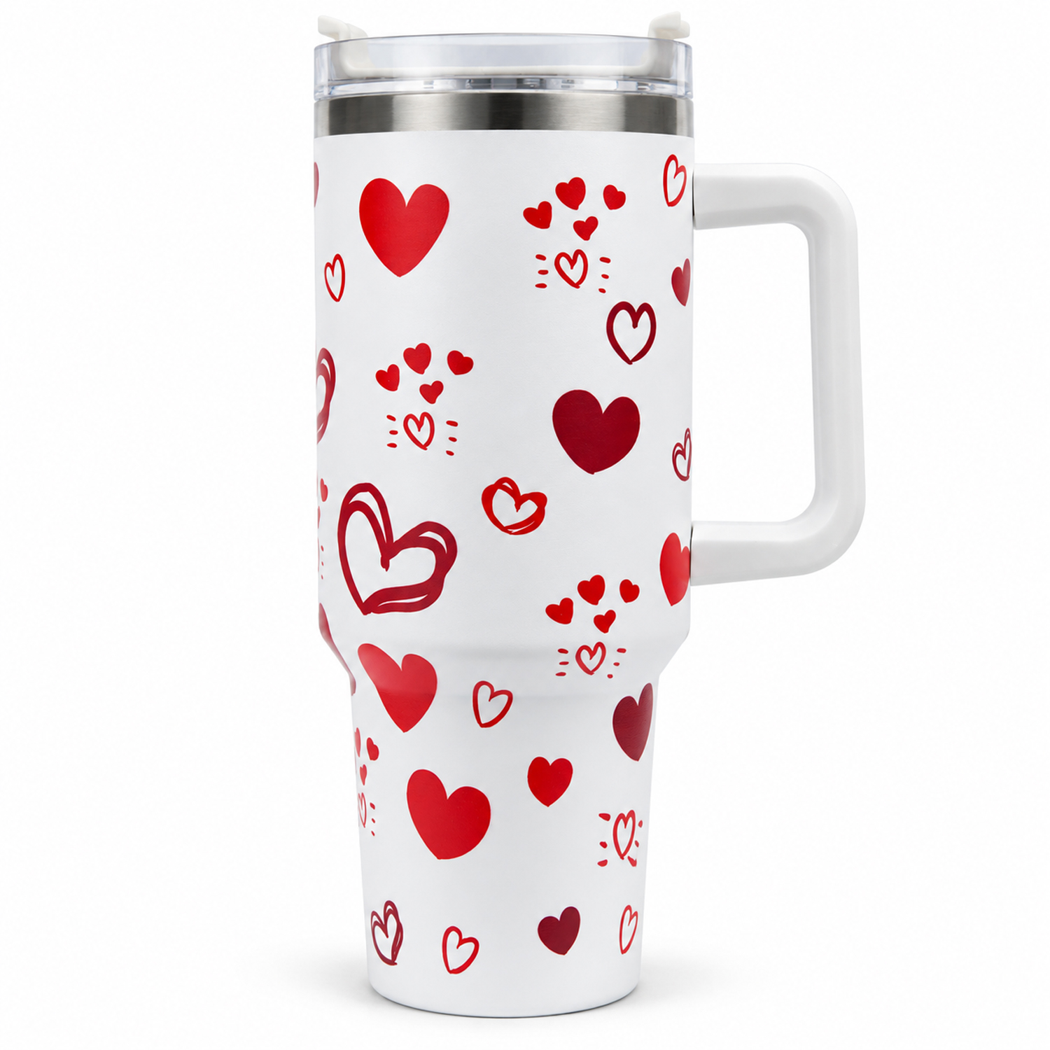 Daily Hydration Travel Mug on a light studio background