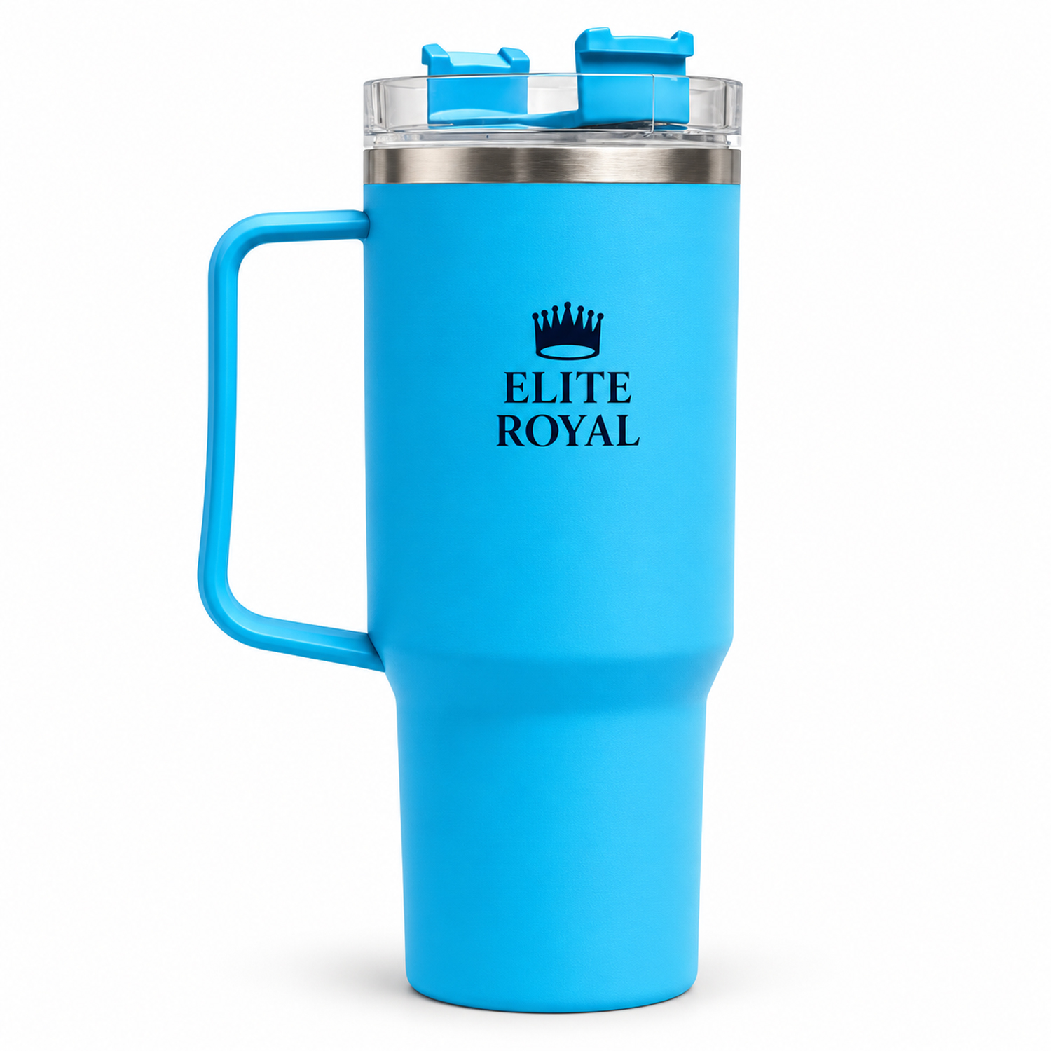 Daily Hydration Travel Mug on a light studio background