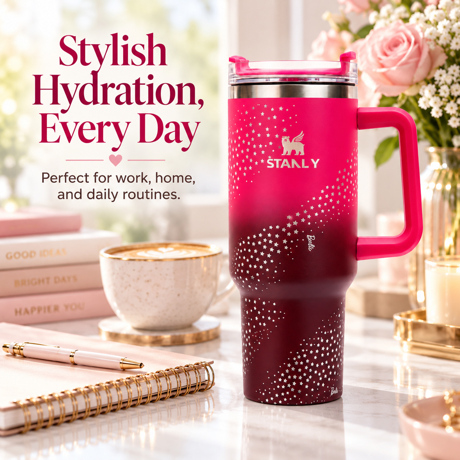 Stanley X Barbie™ 70s Superstar Quencher 1200ml